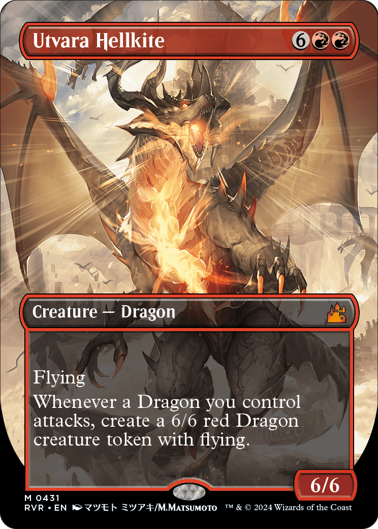 Utvara Hellkite (Anime Borderless) (RVR-431) - Ravnica Remastered