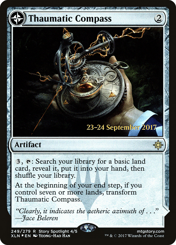 Thaumatic Compass (PRE-249S) - Ixalan Promos: (compasslanddfc) Foil