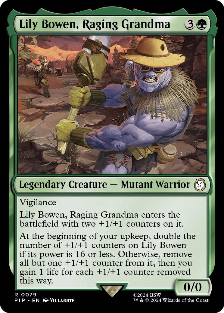 Lily Bowen, Raging Grandma (PIP-079) - Fallout Foil