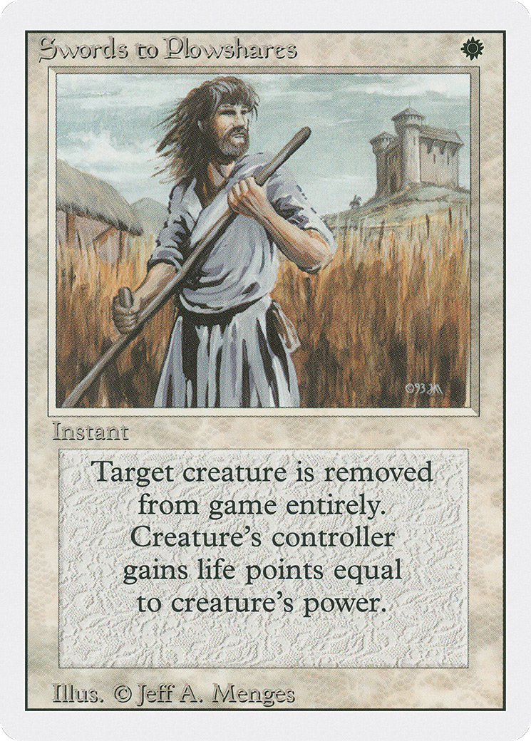 Swords to Plowshares (3ED-) - Revised Edition