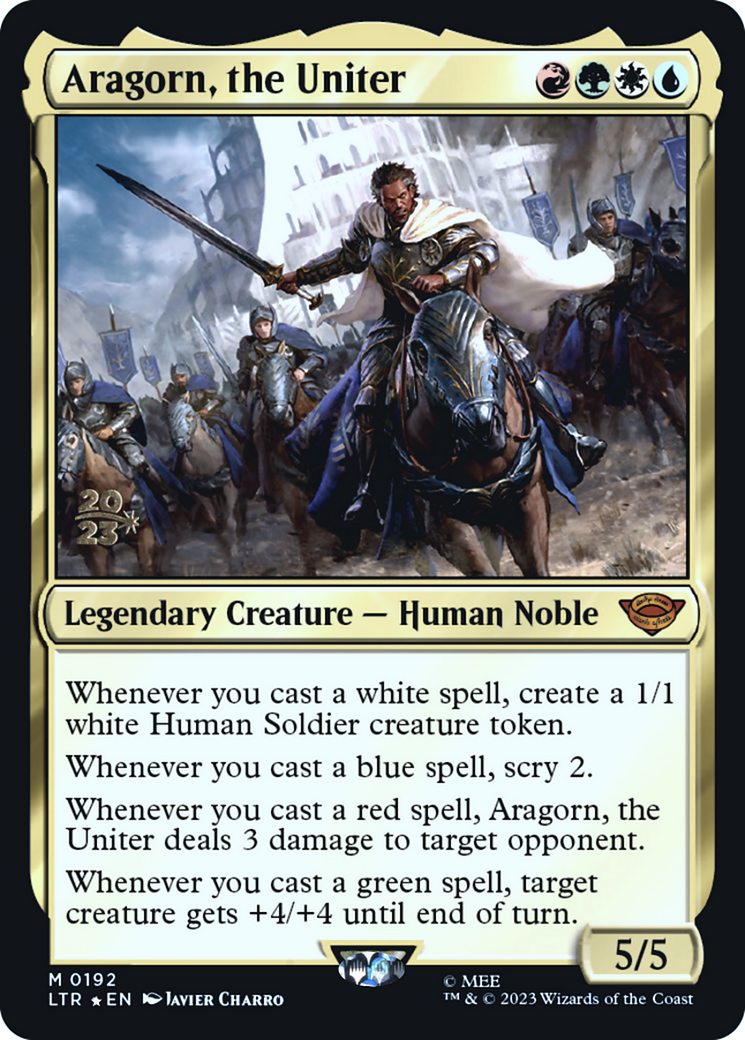 Aragorn, the Uniter (PRE-192) - Tales of Middle-earth Promos Foil