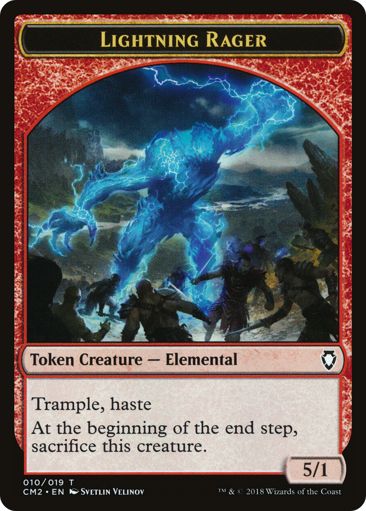 Lightning Rager Token (CM2-010) - Commander Anthology Volume II Tokens