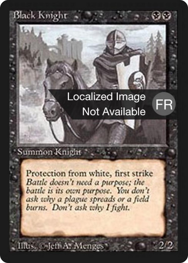Black Knight (FBB-) - Foreign Black Border