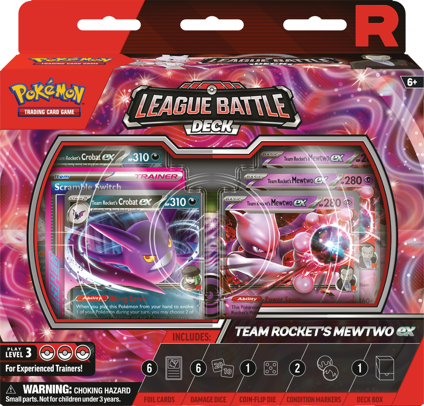 Pokemon TCG: League Battle Deck Team Rocket's Mewtwo ex