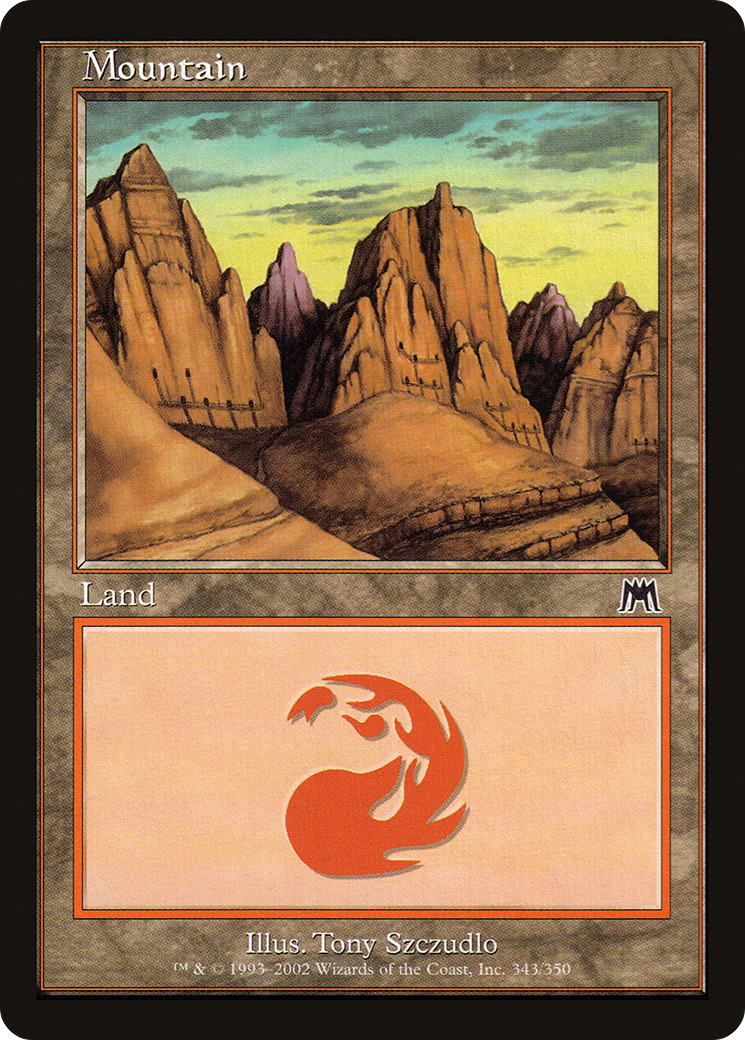 Mountain (343) (ONS-343) - Onslaught Foil
