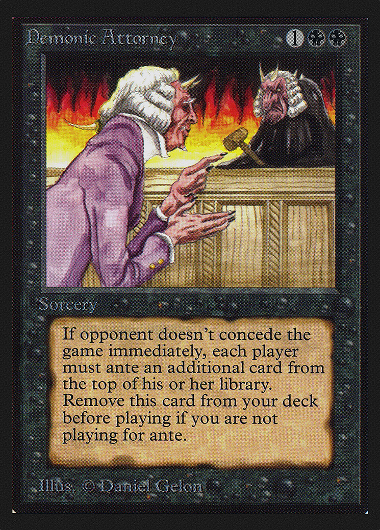 Demonic Attorney (IE) (IED-) - Intl. Collectors' Edition