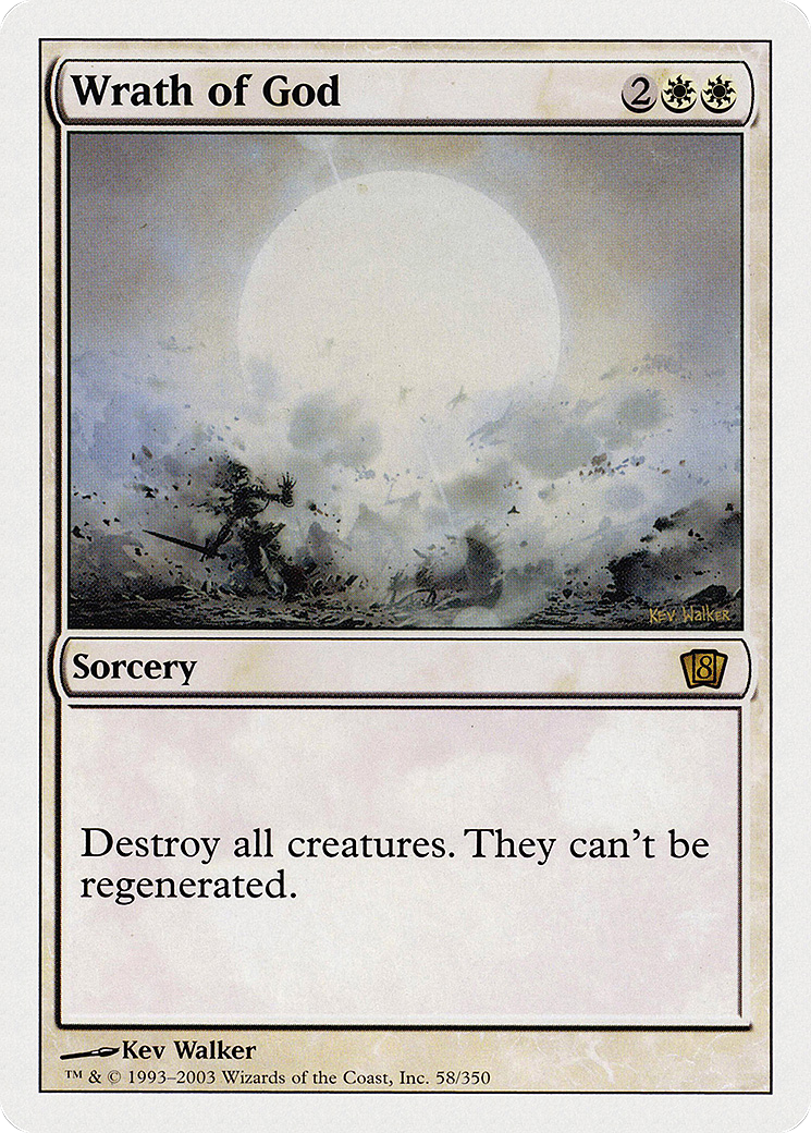 Wrath of God (8ED-058) - 8th Edition