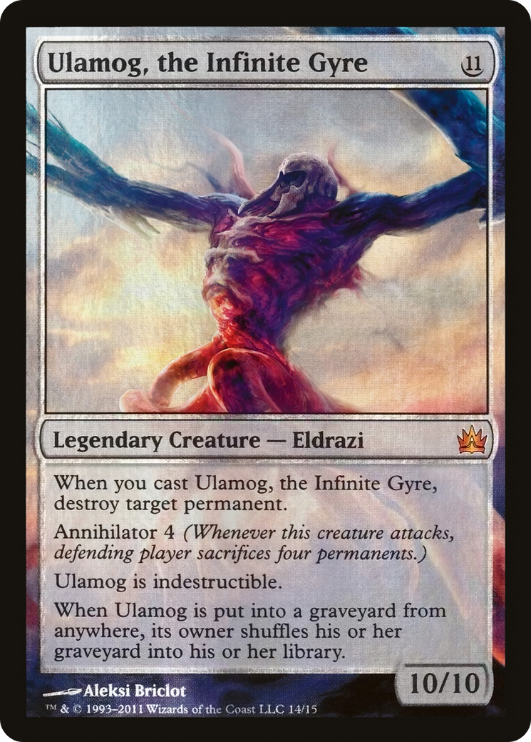Ulamog, the Infinite Gyre (V11-) - From the Vault: Legends Foil