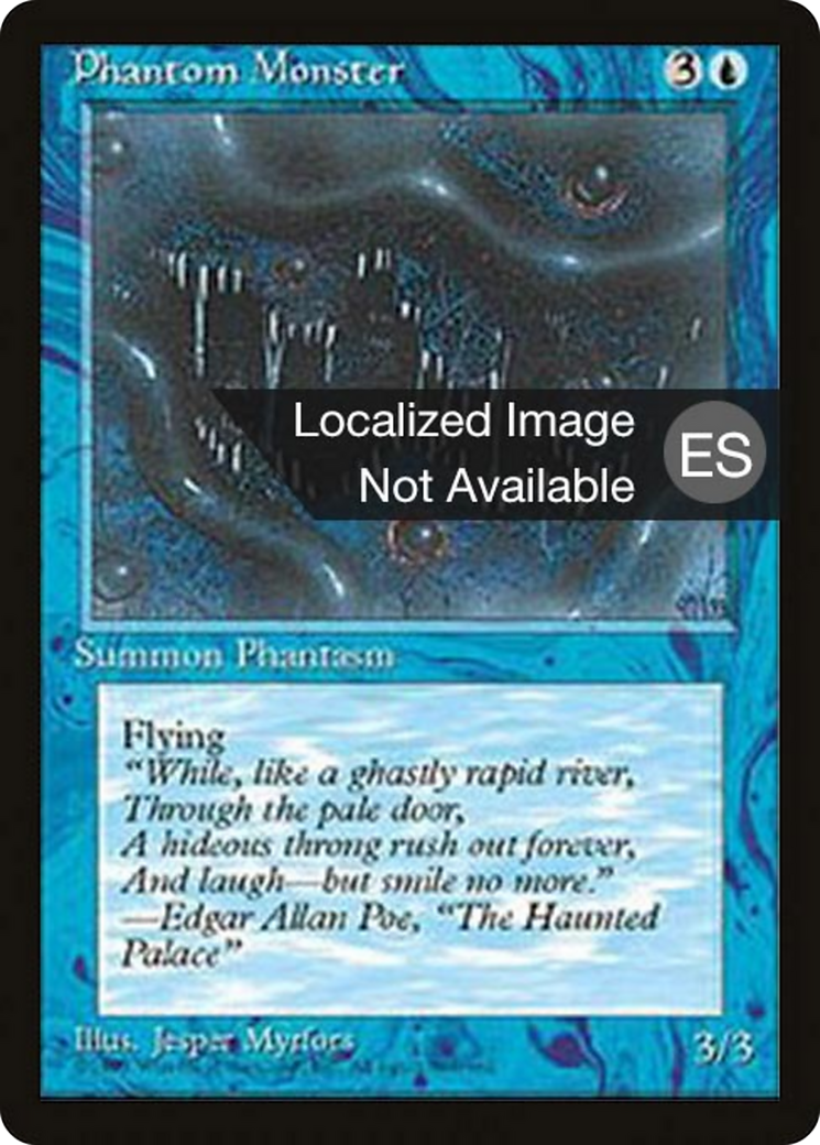 Phantom Monster (4BB-) - Fourth Edition Foreign Black Border