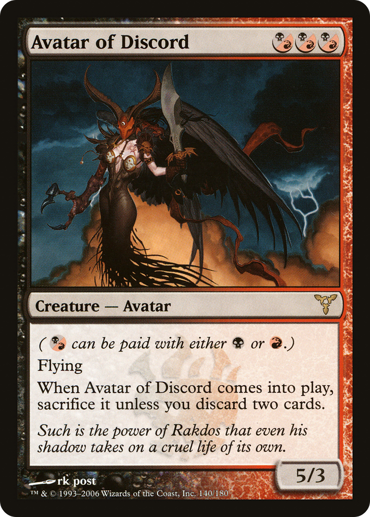Avatar of Discord (DIS-140) - Dissension