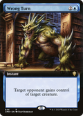 Wrong Turn (Extended Art) (CMR-644) - Commander Legends: (Extended Art) Foil