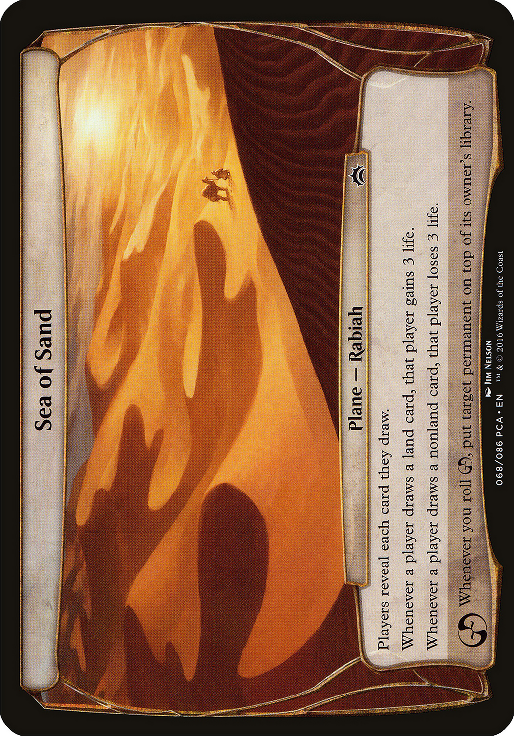 Sea of Sand (Planechase Anthology) (OVER-068) - Planechase Anthology Planes