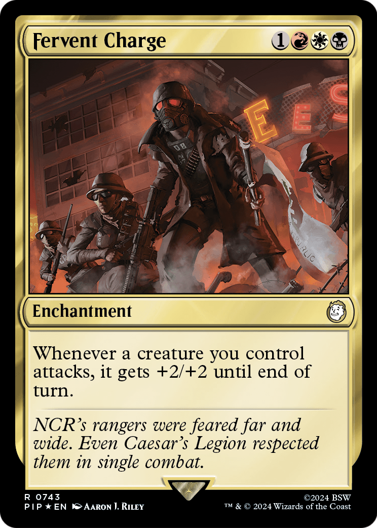 Fervent Charge (Surge Foil) (PIP-743) - Fallout Foil