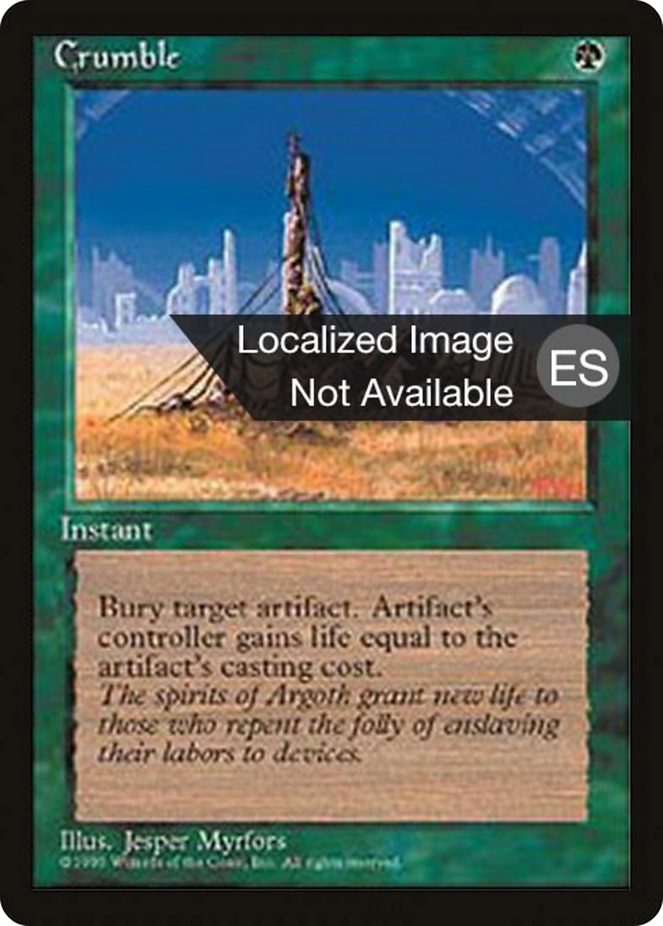 Crumble (4BB-) - Fourth Edition Foreign Black Border