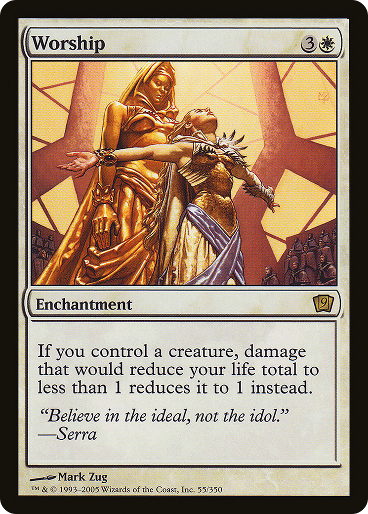 Worship (9ED-055) - 9th Edition Foil