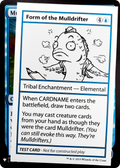 Form of the Mulldrifter (CMB1-) - Mystery Booster Playtest Cards 2019