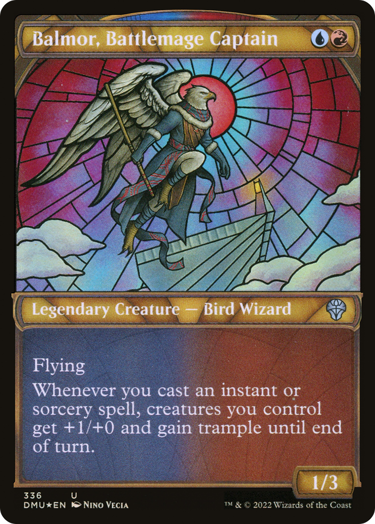 Balmor, Battlemage Captain (Textured Foil) (DMU-336) - Dominaria United: (Showcase) Foil