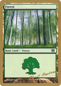 Forest (350) - 2003 Dave Humpherys (8ED) (WCD-) - World Championship Decks 2003