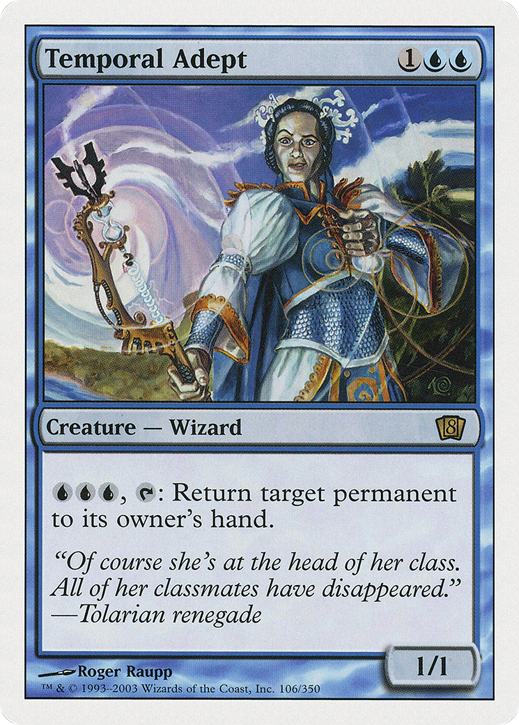 Temporal Adept (8ED-106) - 8th Edition Foil
