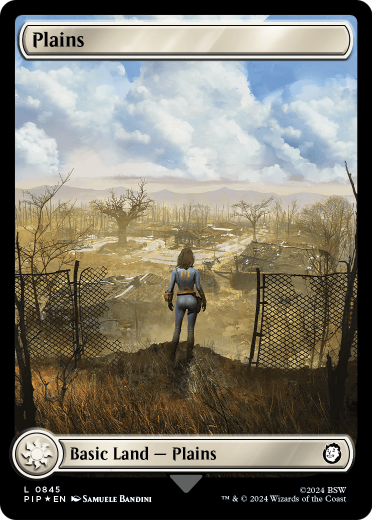 Plains (0845) (Surge Foil) (PIP-845) - Fallout Foil