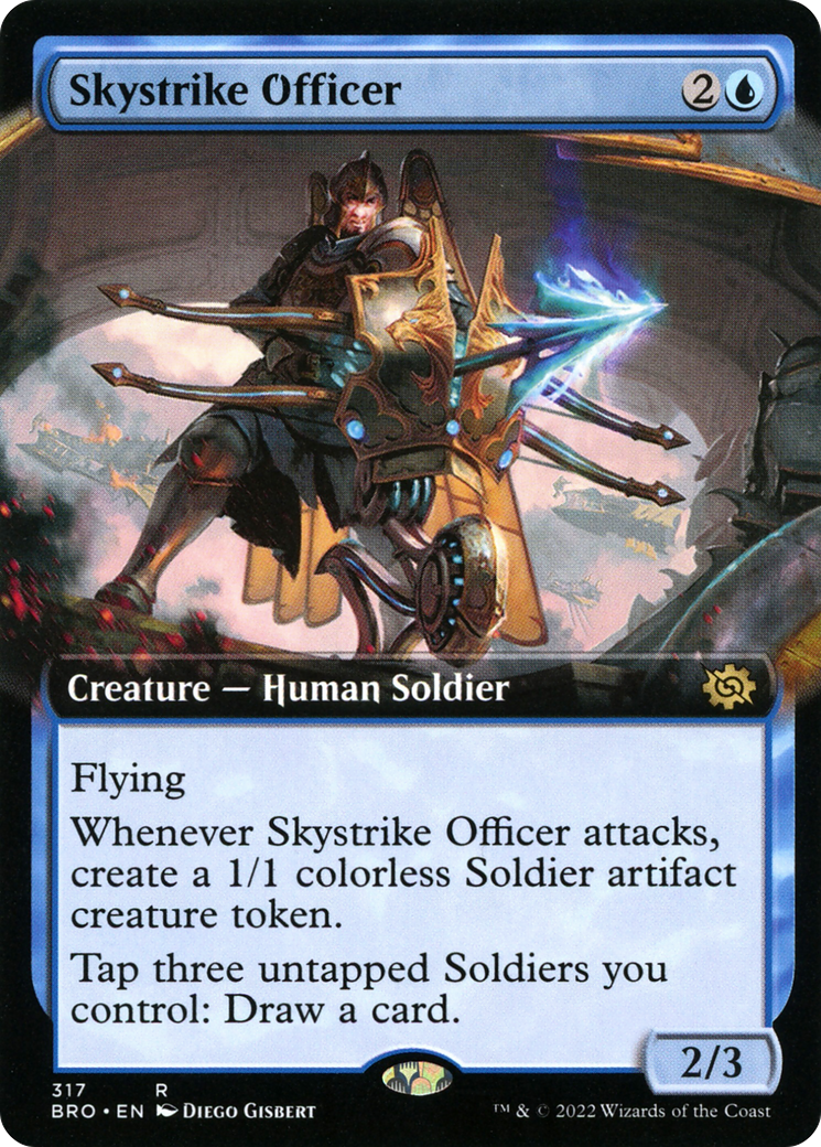 Skystrike Officer (Extended Art) (BRO-317) - The Brothers' War: (Extended Art)
