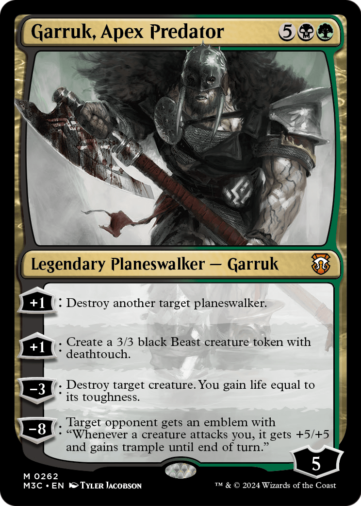 Garruk, Apex Predator (M3C-262) - Modern Horizons 3 Commander