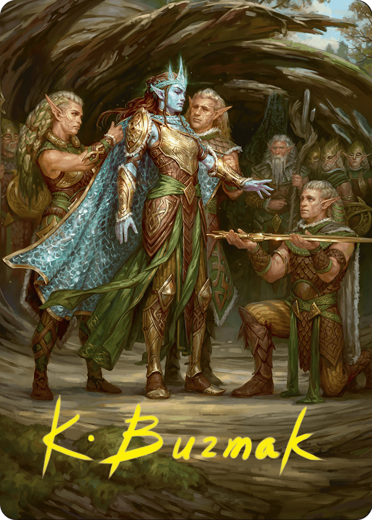 Lathril, Blade of the Elves // Lathril, Blade of the Elves (AFDN-048) - Foundations Art Series (Borderless)