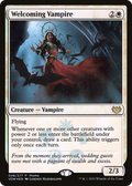 Welcoming Vampire (MEDIA-046) - Innistrad: Crimson Vow Promos Foil