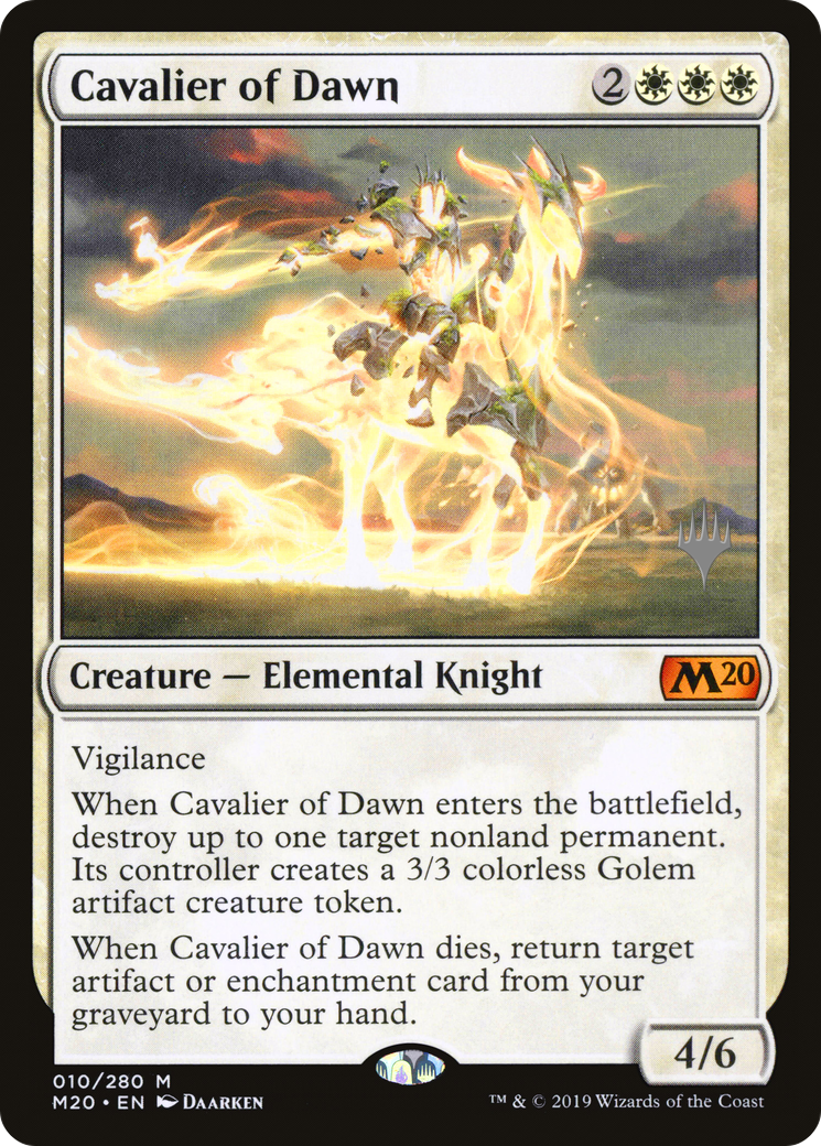 Cavalier of Dawn (PPM20-010) - Core Set 2020 Promos