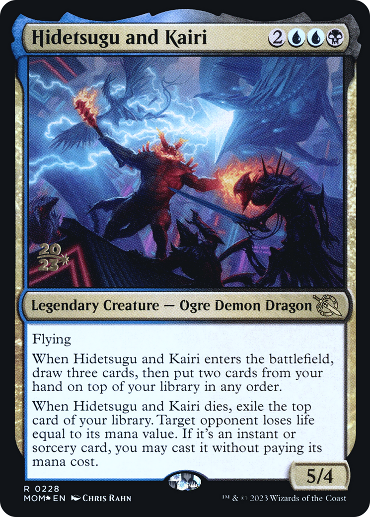 Hidetsugu and Kairi (PRE-228) - March of the Machine Promos Foil