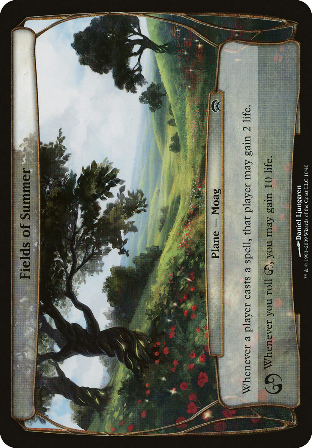 Fields of Summer (Planechase) (OVER-) - Planechase Planes