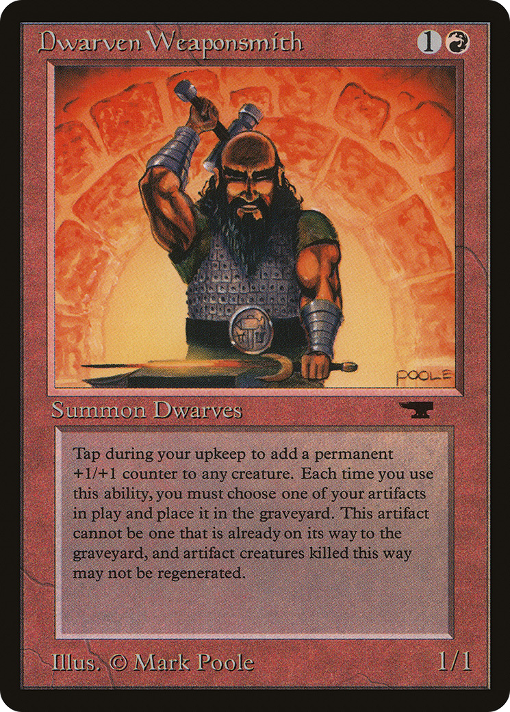 Dwarven Weaponsmith (ATQ-) - Antiquities