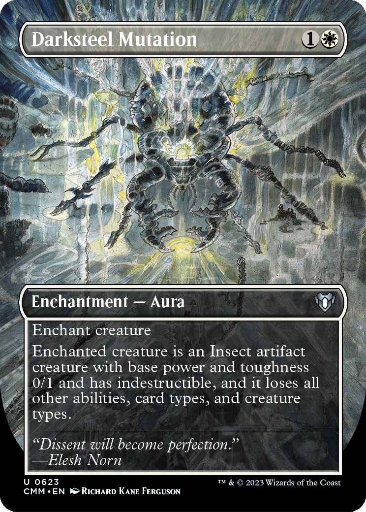 Darksteel Mutation (Borderless) (CMM-623) - Commander Masters