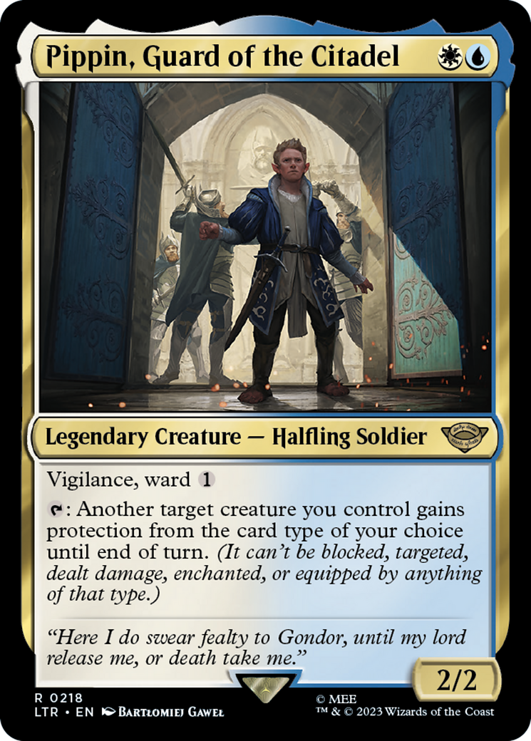 Pippin, Guard of the Citadel (LTR-218) - The Lord of the Rings: Tales of Middle-earth Foil
