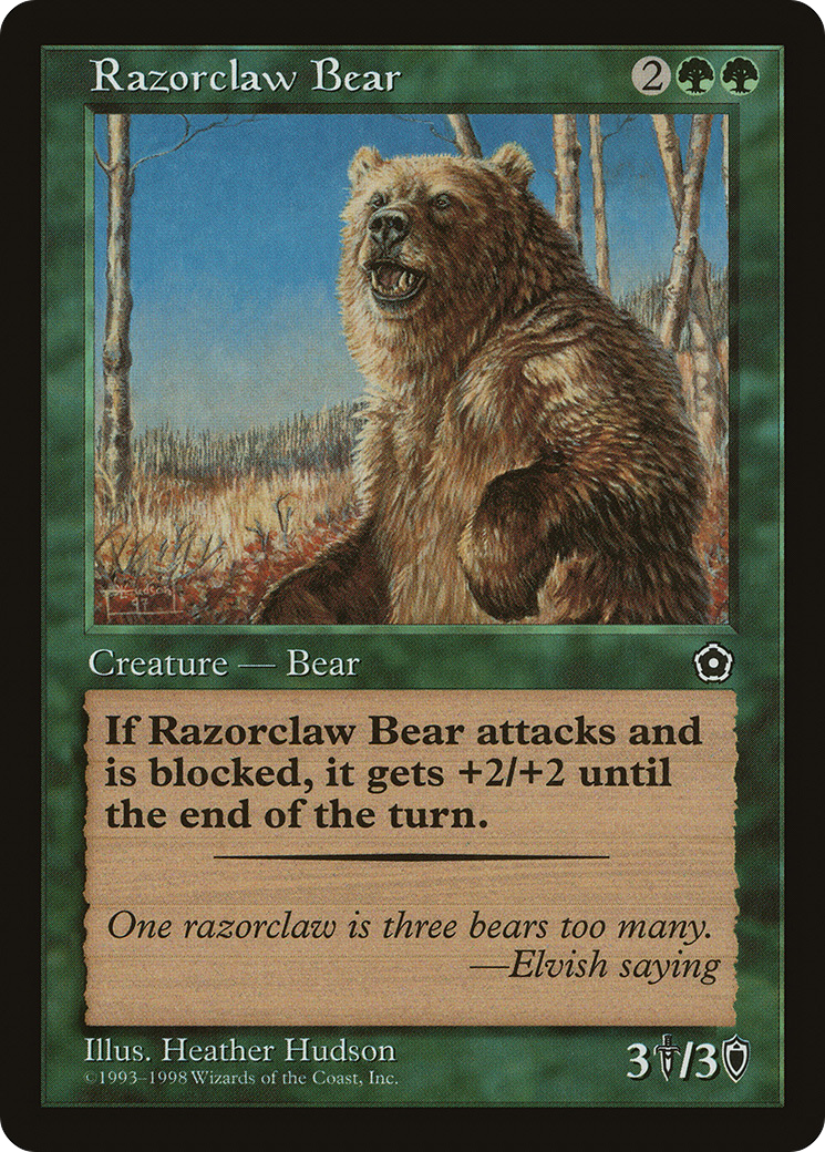 Razorclaw Bear (P02-) - Portal Second Age