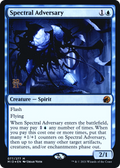 Spectral Adversary (PRE-077) - Innistrad: Midnight Hunt Promos Foil