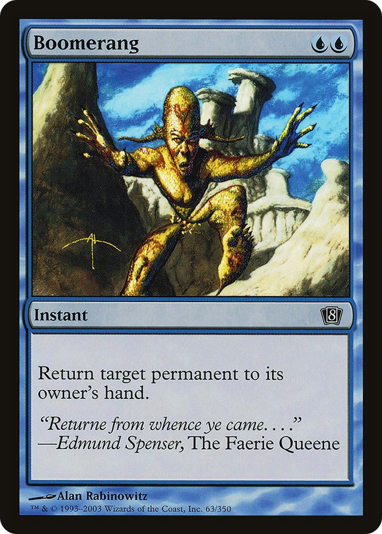 Boomerang (8ED-063) - 8th Edition Foil