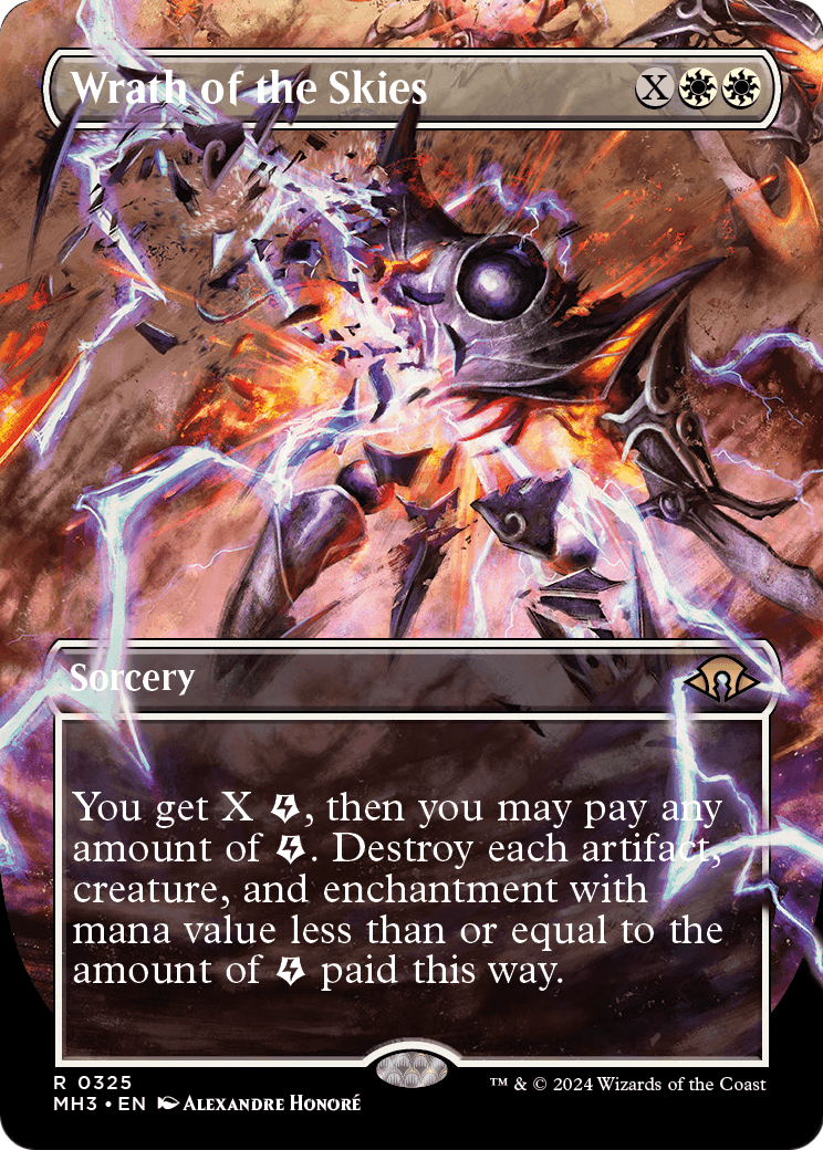 Wrath of the Skies (Borderless) (MH3-325) - Modern Horizons 3