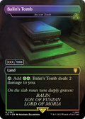Balin's Tomb - Ancient Tomb (Serial Numbered) (LTC-387) - Tales of Middle-earth Commander / Balin's Tomb (Borderless) Foil