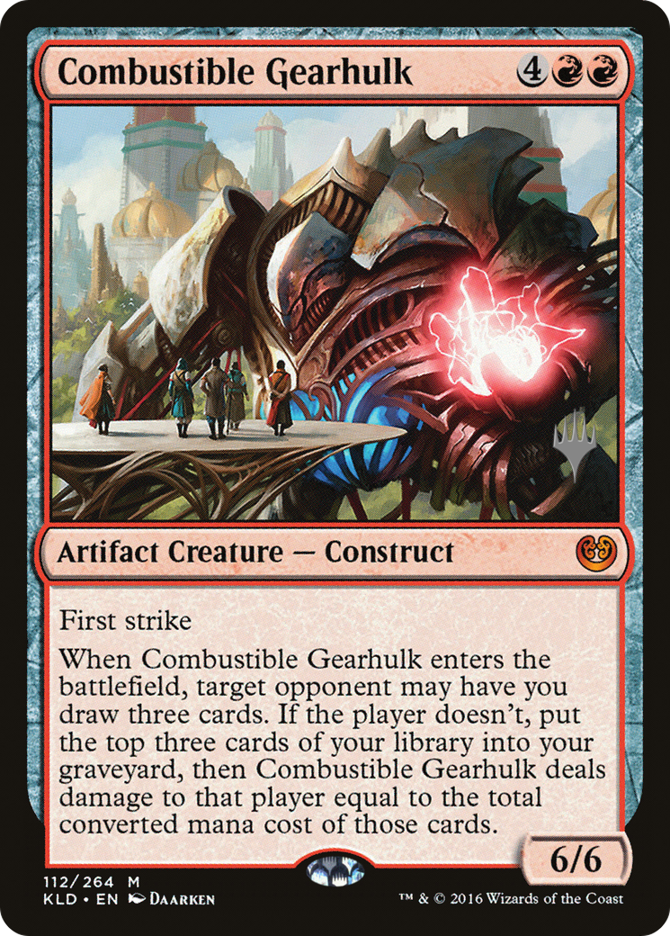 Combustible Gearhulk (PPTHB-112) - Kaladesh Promos