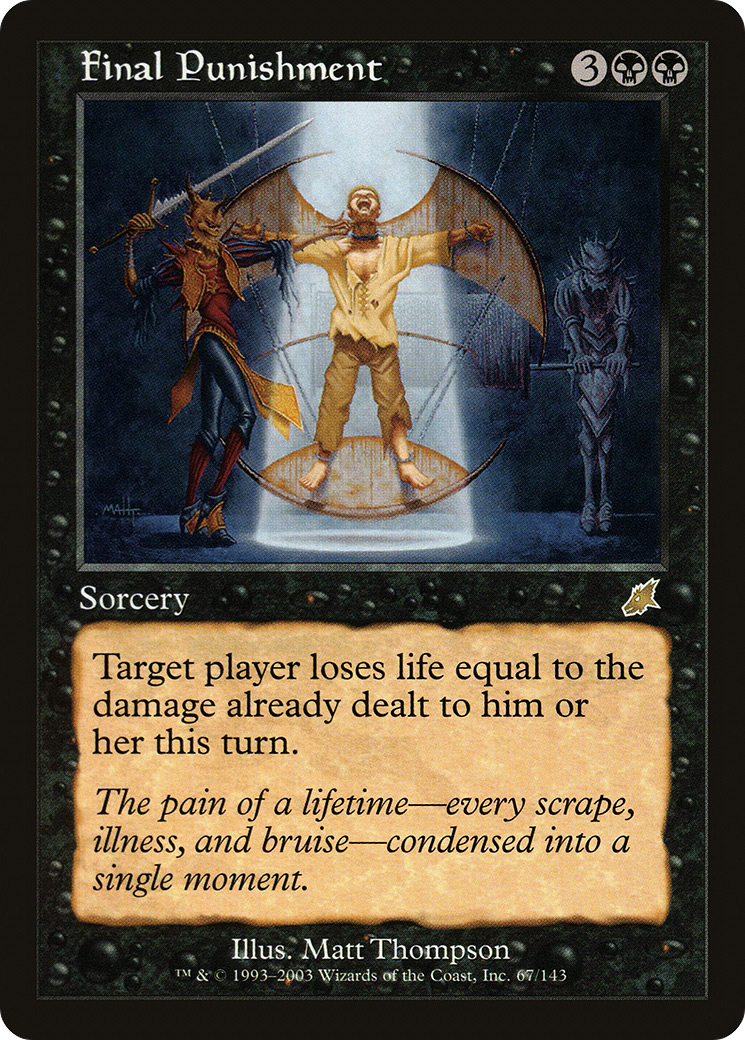 Final Punishment (SCG-067) - Scourge