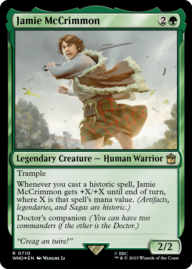 Jamie McCrimmon (Surge Foil) (WHO-710) - Doctor Who Foil