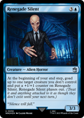 Renegade Silent (Surge Foil) (WHO-658) - Doctor Who Foil