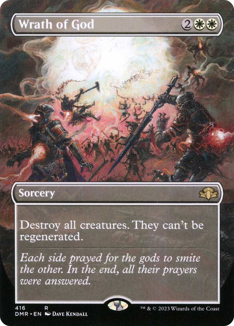 Wrath of God (Borderless) (DMR-416) - Dominaria Remastered