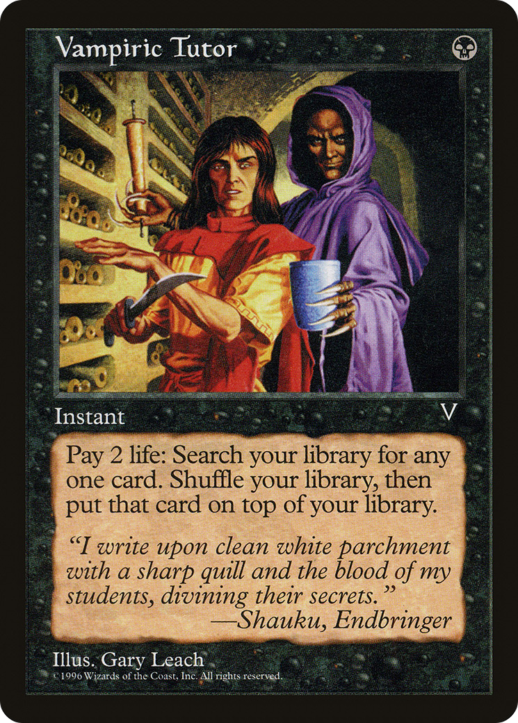 Vampiric Tutor (VIS-) - Visions