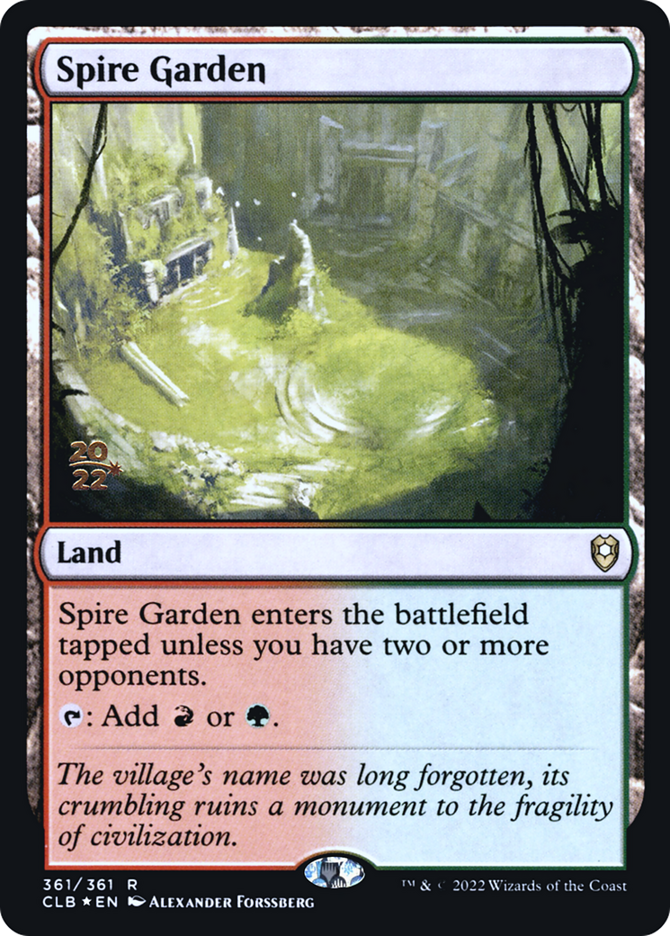 Spire Garden (PRE-361) - Battle for Baldur's Gate Promos Foil