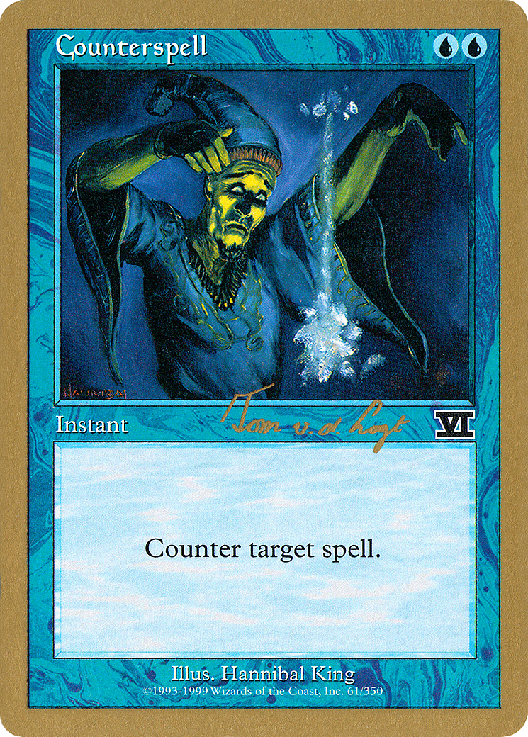 Counterspell - 2000 Tom van de Logt (6ED) (WCD-) - World Championship Decks 2000