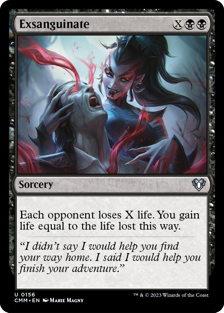 Exsanguinate (CMM-156) - Commander Masters Foil