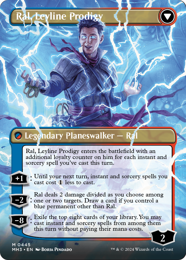 Ral, Monsoon Mage (Borderless) (MH3-445) - Modern Horizons 3