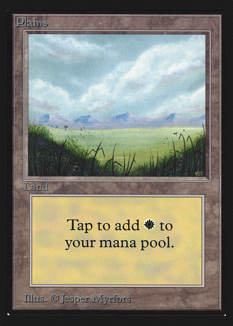 Plains (A) (IE) (IED-289) - Intl. Collectors' Edition